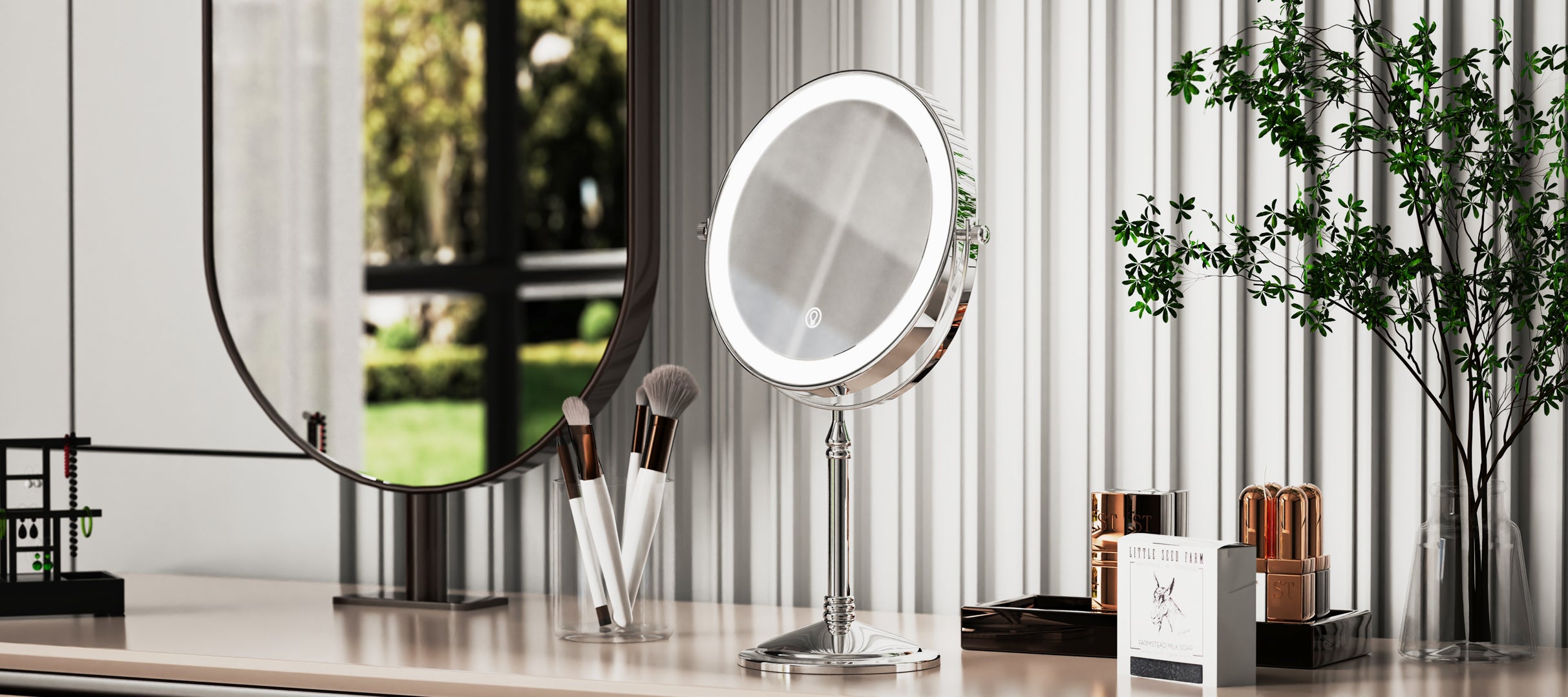 magnifying mirror