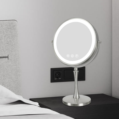 Ogee Lighted Tabletop Vanity mirror