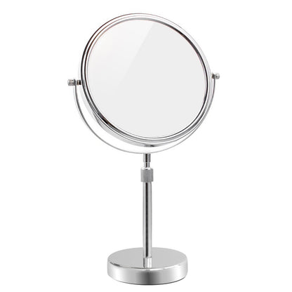 Adjustable Height Chrome Vanity Mirror