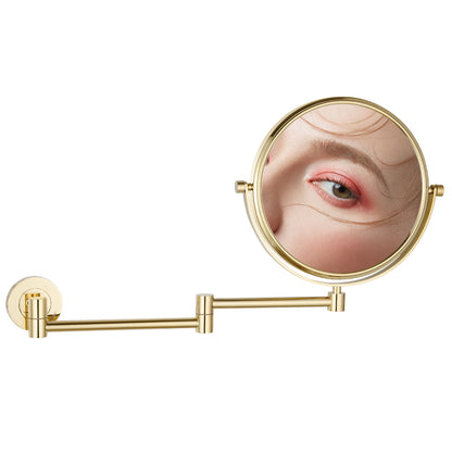 Gold Wall Mounted Makeup Mirror