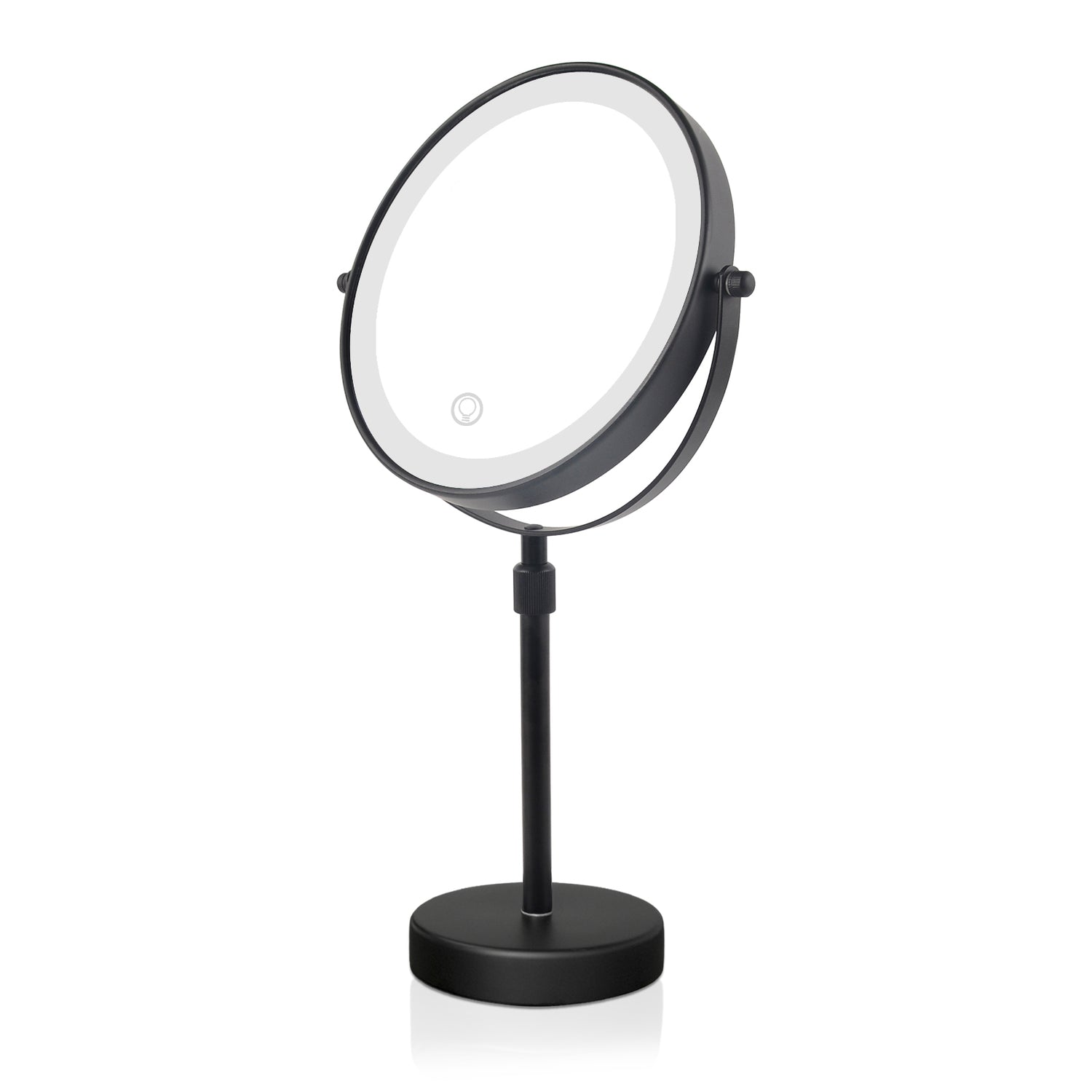 Adjustable Height Tabletop LED Vanity Mirror