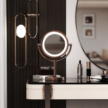 HEAVY-DUTY Classic Tabletop Lighted Vanity Mirror