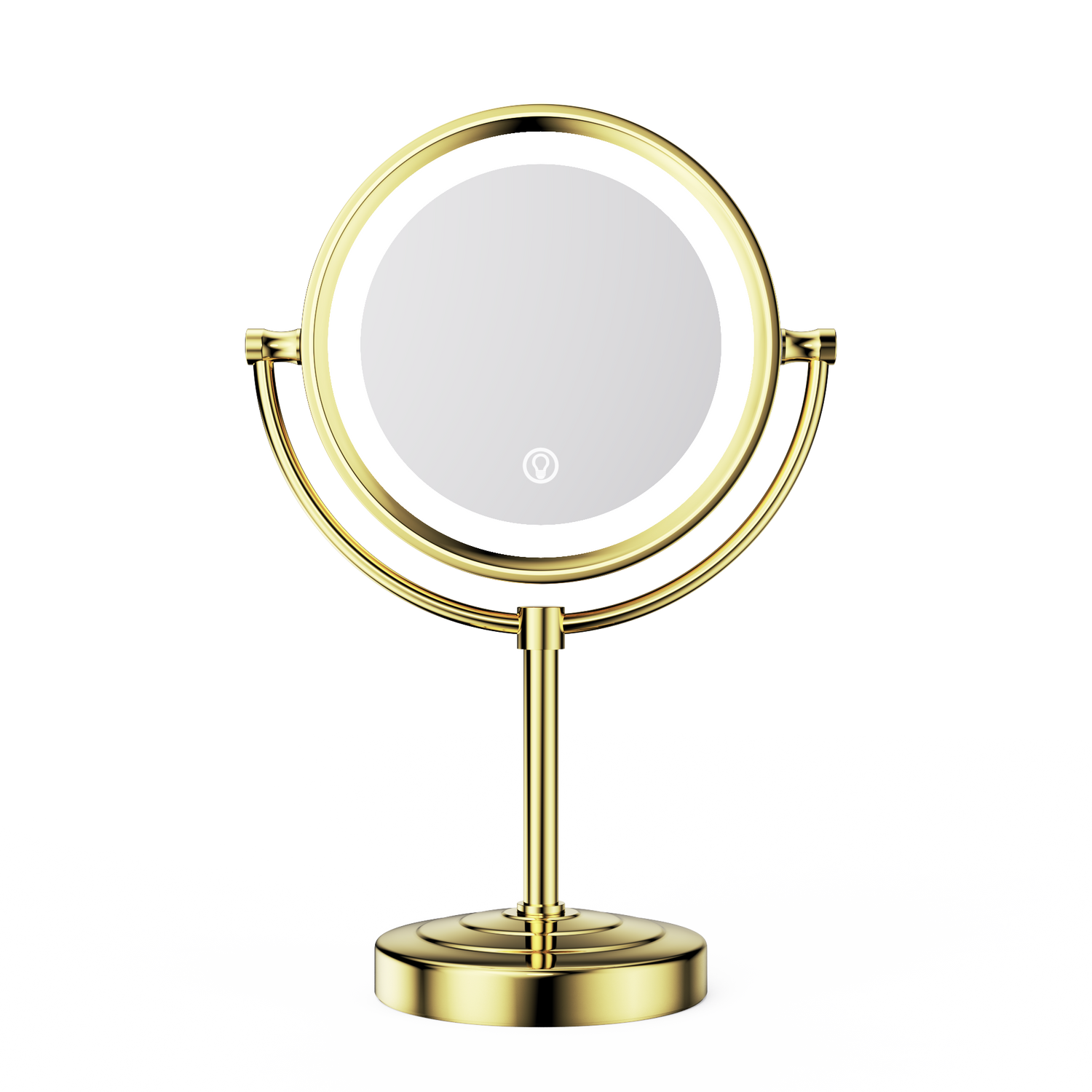 HEAVY-DUTY Smart Tabletop Gold Vanity Mirror