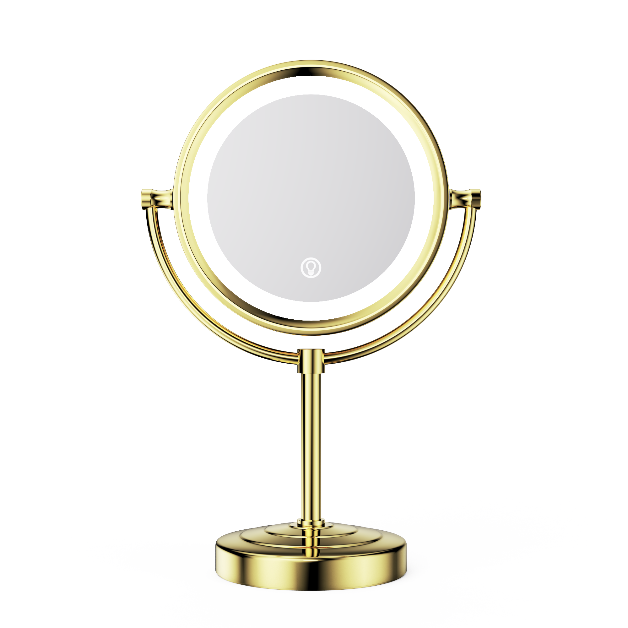 HEAVY-DUTY Smart Tabletop Gold Vanity Mirror