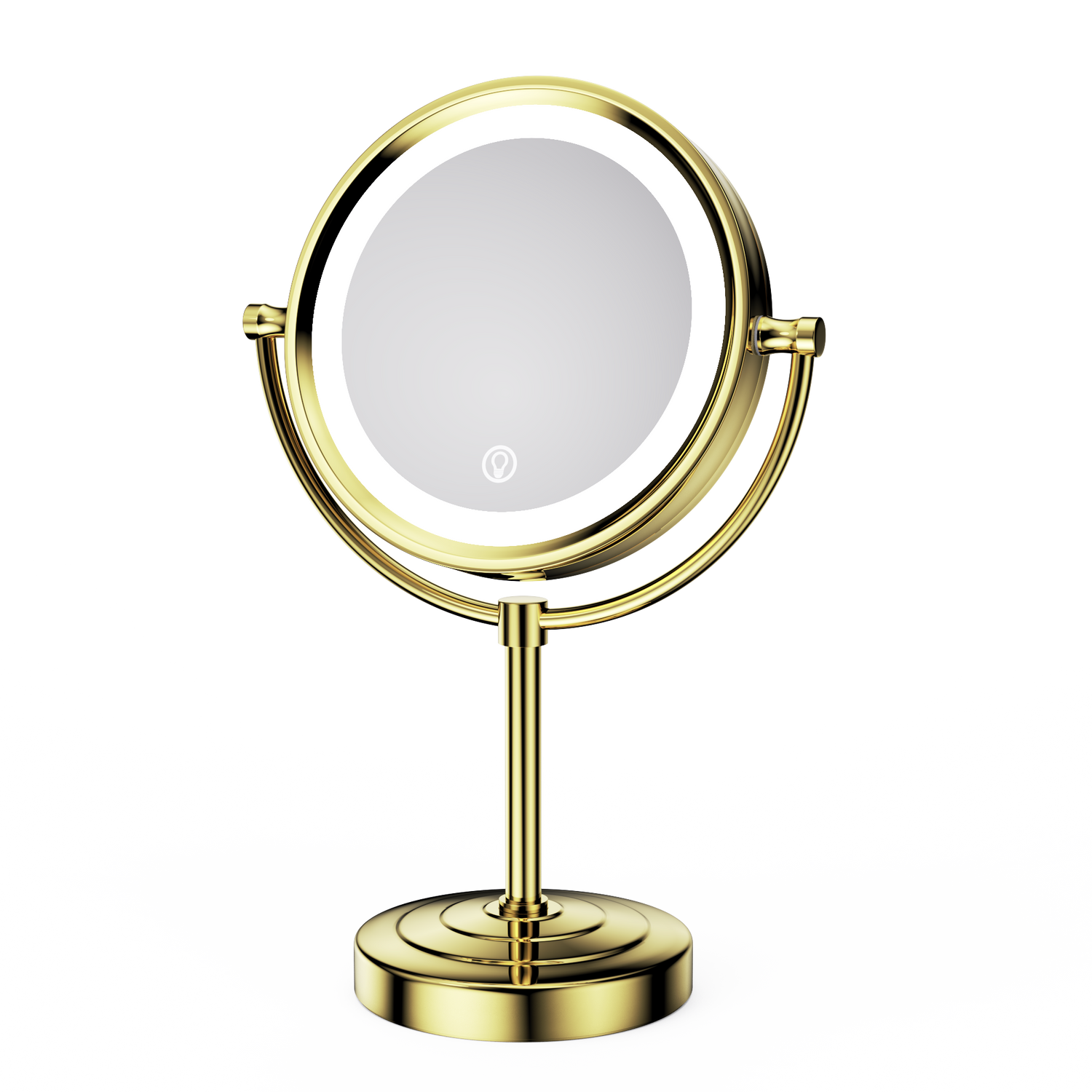 HEAVY-DUTY Smart Tabletop Gold Vanity Mirror