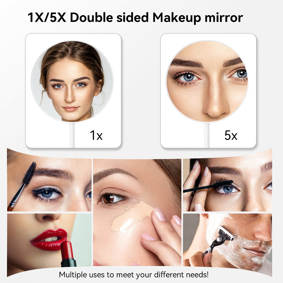 Vivid Dual-sided Makeup Mirror