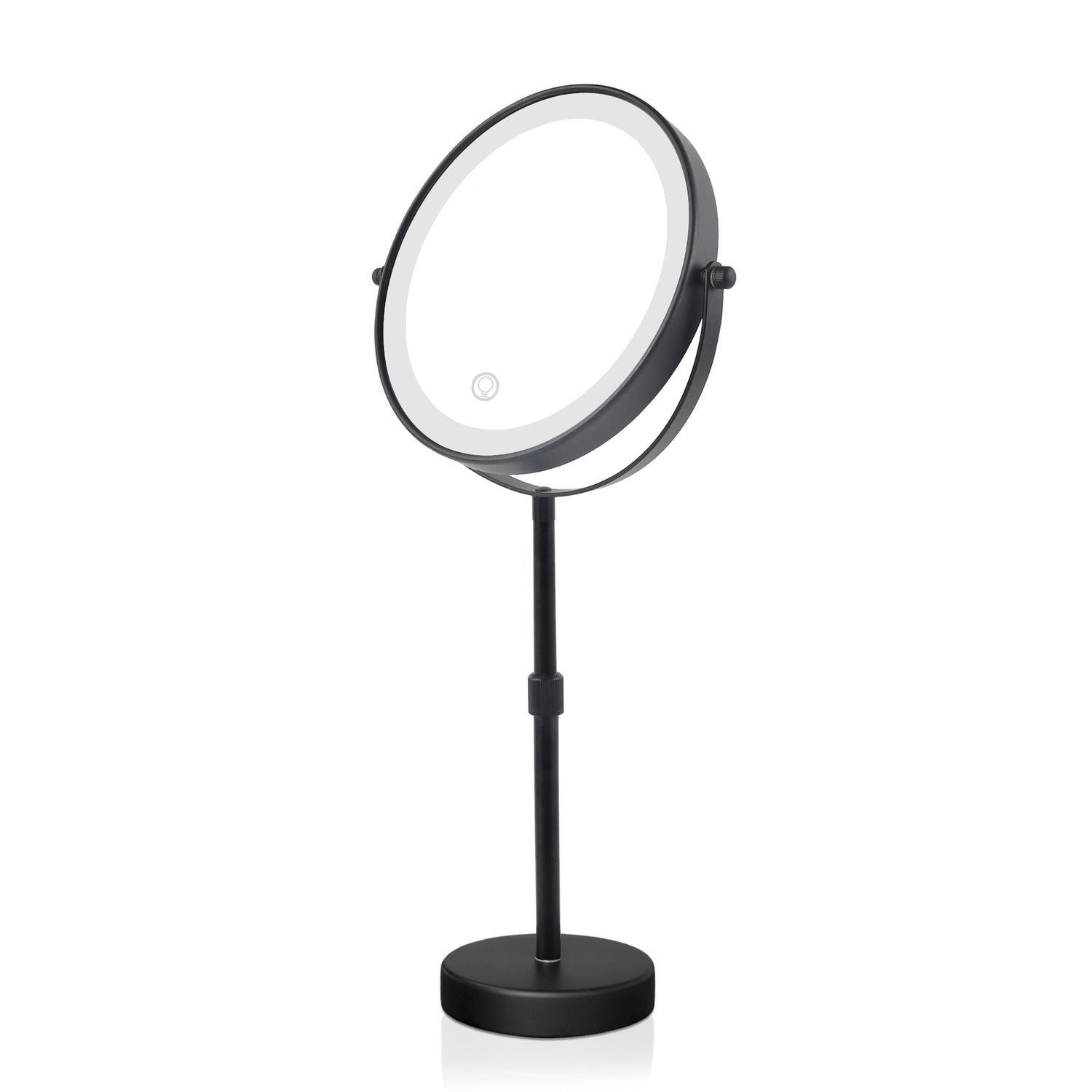 Adjustable Height Tabletop LED Vanity Mirror