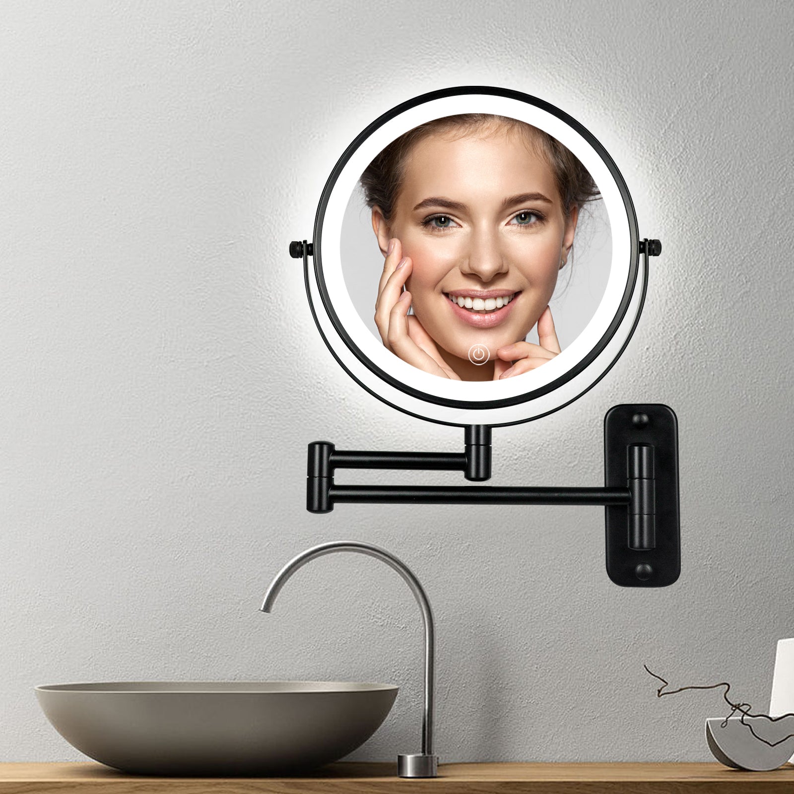 Wall Mounted Makeup Mirror With Light