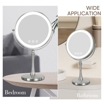 Ogee Lighted Tabletop Vanity mirror