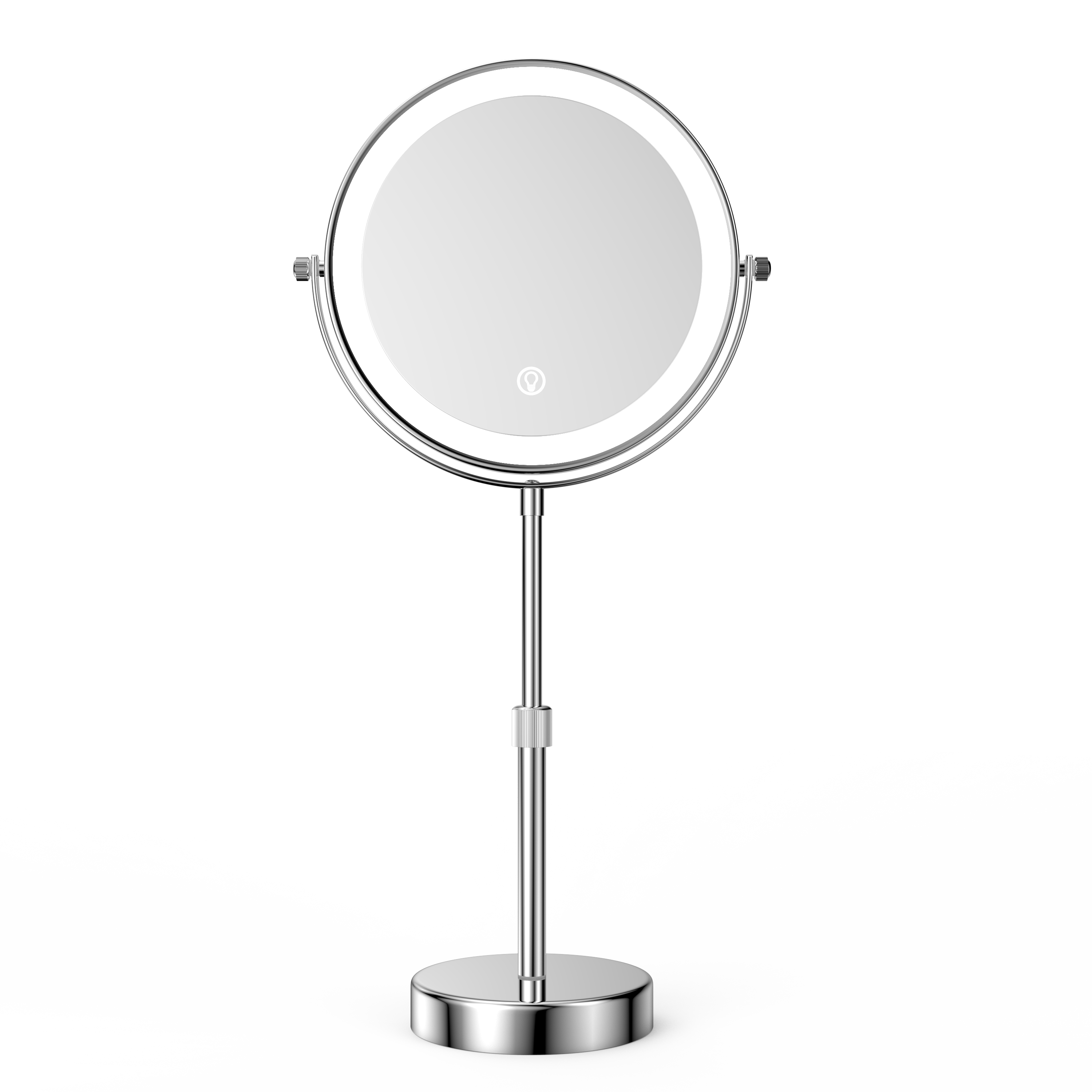 Adjustable Height LED Light Vanity Mirror